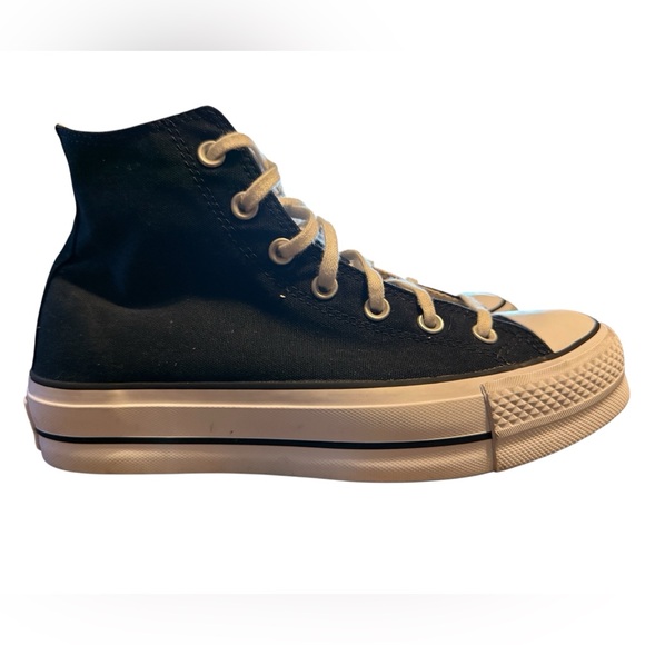 Converse Chuck Taylor Black High-Top Sneakers for Women - Picture 6 of 10
